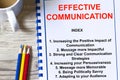 Effective communication concept- Royalty Free Stock Photo