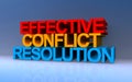 effective conflict resolution on blue