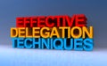 effective delegation techniques on blue