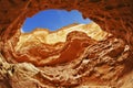 Effective slot-hole canyon Royalty Free Stock Photo