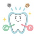 Effects of fluoride on teeth