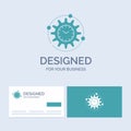 Efficiency, management, processing, productivity, project Business Logo Glyph Icon Symbol for your business. Turquoise Business