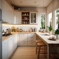Efficiency Redefined: Designing a Kitchen for Seamless Workflow Royalty Free Stock Photo