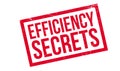 Efficiency Secrets rubber stamp