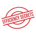 Efficiency Secrets rubber stamp