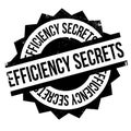 Efficiency Secrets rubber stamp