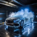 Efficient aerodynamics of a vehicle highlighted through a wind tunnel test