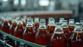 Efficient Bottling Line in Beverage Factory