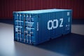 Efficient Cargo Transportation: A Reliable Container for Secure and Timely Deliveries. created with Generative AI