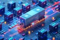 Efficient Container Tracking System for Large Industrial Zone Operations
