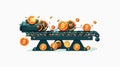 Efficient Conveyer Belt for Bitcoin, Dollar, and Cryptocurrency Transport