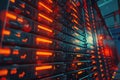 Efficient data storage and database management on computer servers for optimal information handling