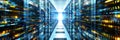 Efficient data storage and database management on computer servers for optimal information handling