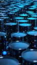 Efficient Database Management. Efficiently storing and organizing large amounts of data concept