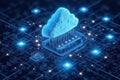 Efficient Deep Learning with TensorFlow in Modern Cloud Architectures Royalty Free Stock Photo