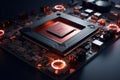 Efficient Digitalization processor. Generate Ai Royalty Free Stock Photo