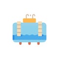 Efficient Electric Pool Heater Icon for Spas Royalty Free Stock Photo