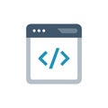 Efficient HTML Coding Icon Design