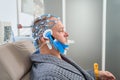 Efficient modern EEG procedure - electroencephalography in a medical center