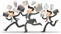 Efficient Multitasking Work and Time Management Concept for Productivity
