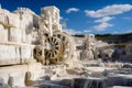 Efficient Quarry machinery mine. Generate Ai Royalty Free Stock Photo
