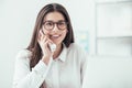 Efficient secretary on the phone Royalty Free Stock Photo