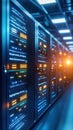 Efficient server room filled with advanced computing equipment designed for high-volume crypto mining operations