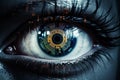 Efficient Technology digital eye. Generate Ai