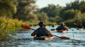 Efficient training in mastering kayak skills on rapids for proficient river navigation