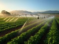 Efficient water irrigation for liveliness of rural agricultural lands