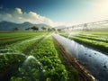 Efficient water irrigation for liveliness of rural agricultural lands