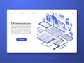 Efficient workspace, workflow organization concept