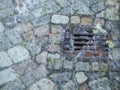 Effluent water in a rainwater canal_horizontal