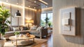 Effortless Ambient Lighting Control Stylish Dimmer Switch for Modern EnergyEfficient Home Design Royalty Free Stock Photo
