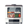 Effortless Culinary Innovation: Modern Electric Oven Vector Illustration (Flat Style)