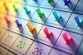 Effortlessly Organize Your Schedule with This Stunning 3D Colorful Calendar Highlight Important Dates and Tasks for