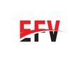 EFV Letter Initial Logo Design Vector Illustration Royalty Free Stock Photo