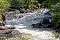 Egan Chutes Waterfall On The York River Royalty Free Stock Photo