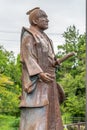 Egawa Hidetatsu monument at Nirayama Reverberatory Furnace Nirayama Hansharo Royalty Free Stock Photo