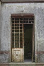 Old rusty door in the San Francisco Castle or EgaÃÂ±a Castle