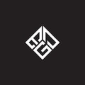 EGD letter logo design on black background. EGD creative initials letter logo concept. EGD letter design