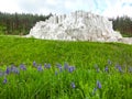 Egerszalok, Hungary - May 05, 2017: The Salt hills at the Saliris resort.