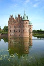 Egeskov Castle is located near Kvaerndrup, in the south of the island of Funen, Denmark. Royalty Free Stock Photo