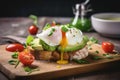 Egg avocado toast. Generate Ai