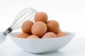 Egg beater with eggs Royalty Free Stock Photo