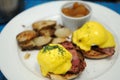 Egg benedict Royalty Free Stock Photo