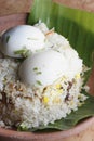 Egg Biryani - An Indian egg based rice dish Royalty Free Stock Photo
