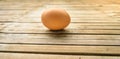 Egg for breakfast on wooden Royalty Free Stock Photo