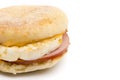 Egg, Canadian Bacon and Cheese Breakfast Sandwich