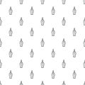 Egg candle pattern vector seamless Royalty Free Stock Photo